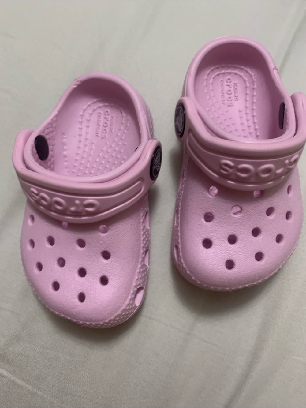 CROCS Baby Classic Clog in Light Pink